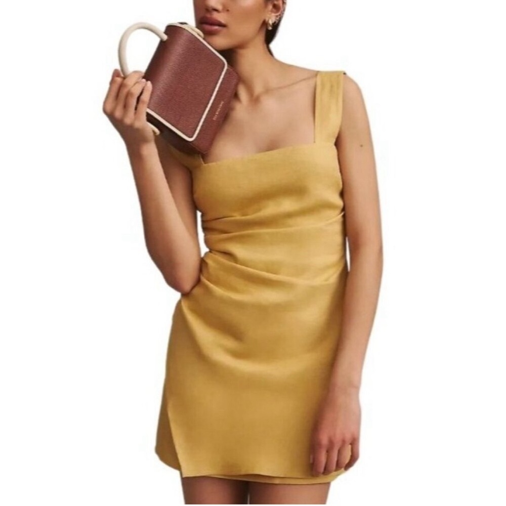 Reformation Yellow Mini Dress